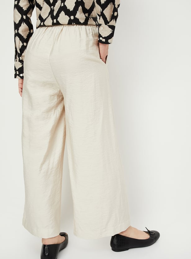 Kalki x Max Women Solid Palazzos